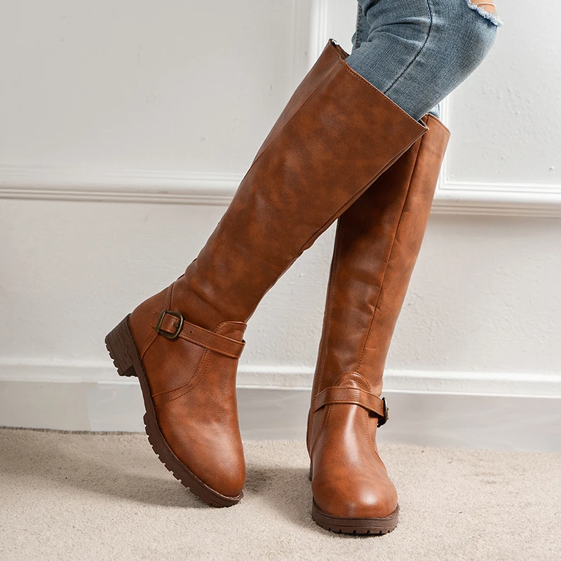 https://ae01.alicdn.com/kf/S7537e09657154fe8a2b5b4f7937a669ez/Thigh-High-Boots-Brown-Women-Vintage-Leather-Square-Heel-Zipper-Knee-Height-Buckle-Boot-Keep-Warm.jpg