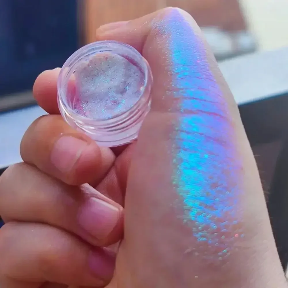 Diamond Phantom Chameleon Holographic Colorful Magic Mirror with Sparkling Colors Nail Powder 0.5g Pack nail powder