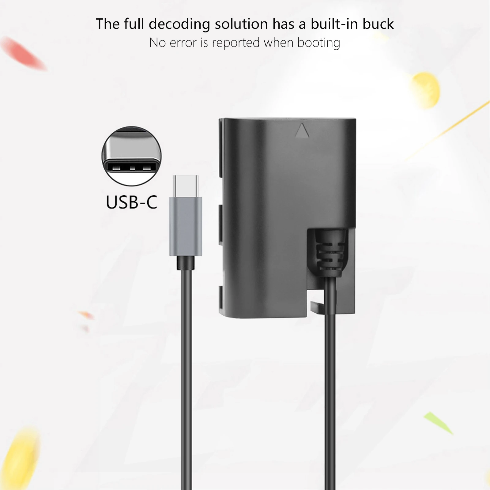 Adaptador de energia de bateria tipo C