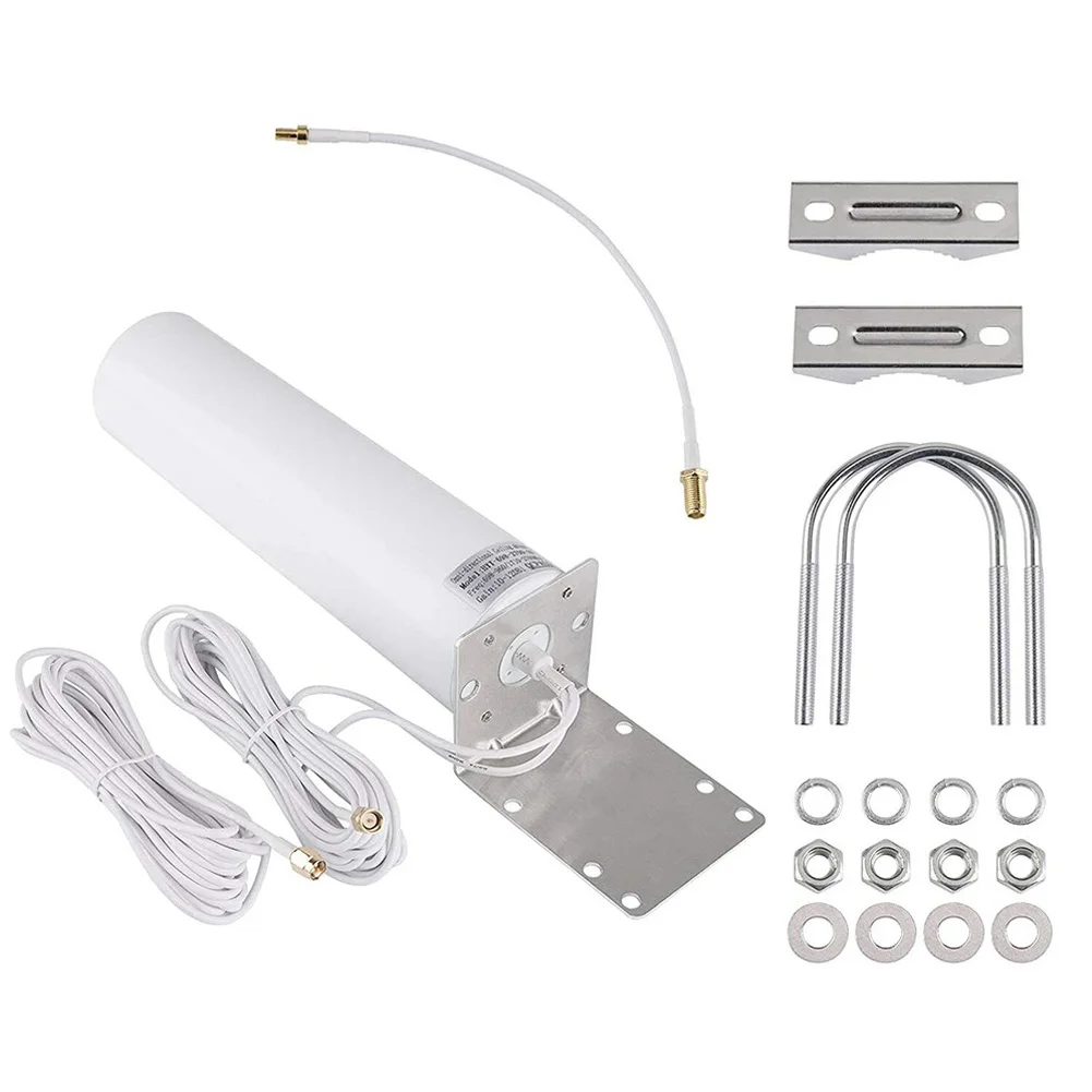 Antenna 4G LTE Esterna EUNEWR 10-12dBi Omnidirezionale IP67 – Segnale Potente Anche In Zone Critiche!