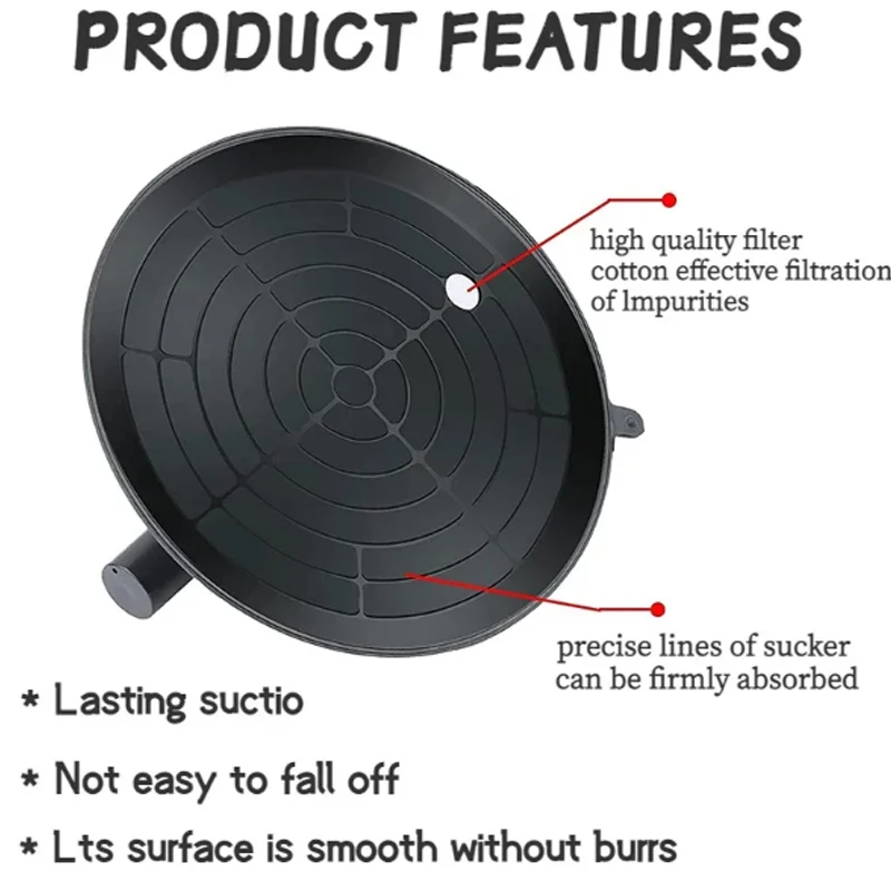 New Vacuum Suction Cup 220kg Loading Capacity Heavy Duty Vacuum Spreader for Tile Adsorption Granite Glass Lifting 8 inch Cup