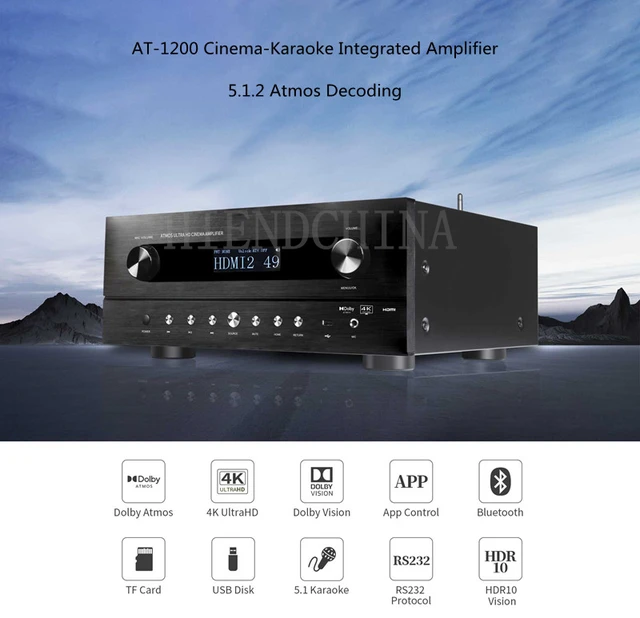 Winner AT-1200 4K/HDR Amplifier Full Scene Sound Decoding