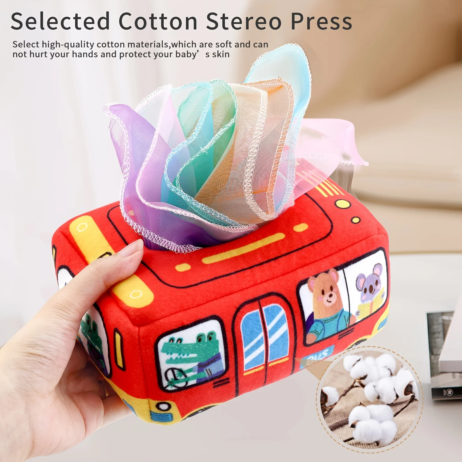 Baby drawing paper toy tear not break tissue box baby 0 1 years 6 months 2 + puzzle early education birthday gift Christmas gift educational toys,puzzle toys,tissue box toy