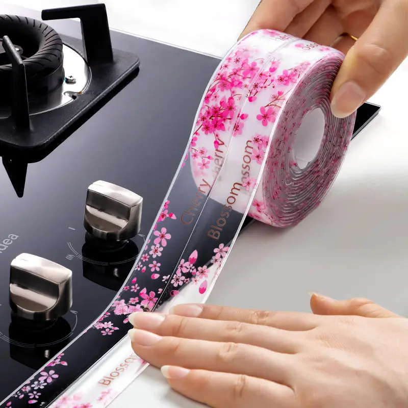 

Bathroom Kitchen Shower Bath Sealing Strip Tape Caulk Strip Self Adhesive Waterproof Mould Proof Wall Sticker Sink Edge Tape