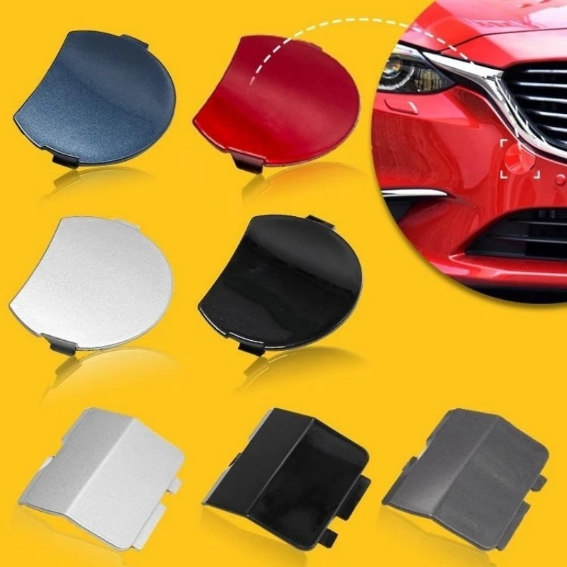Front Rear Bumper Towing Hook Cover For Mazda 6 Atenza Sedan ABS Tow Hauling Eye Trailer Cap Car Accessorie car tow hook cover