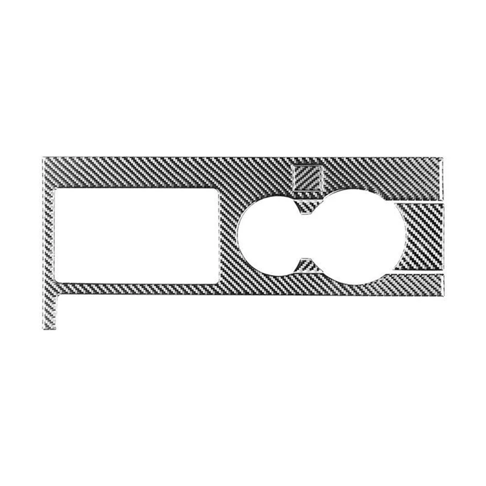 

Real Carbon Fiber Console Gear Shift Panel Cover Trim For Ford Mustang 2005 2006 2007 2008 2009 Car Interior Accessories