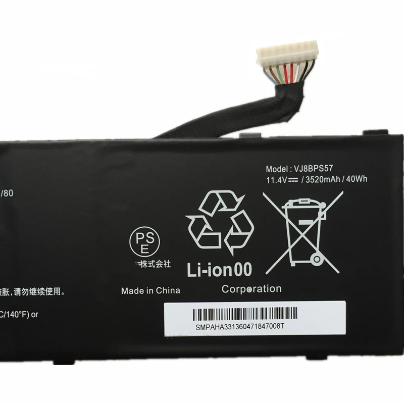 New VJ8BPS57 31CP5/57/80 Laptop Battery 11.4V 40Wh 3520mAh For Sony Vaio S15 2019 Year Series Tablet PC