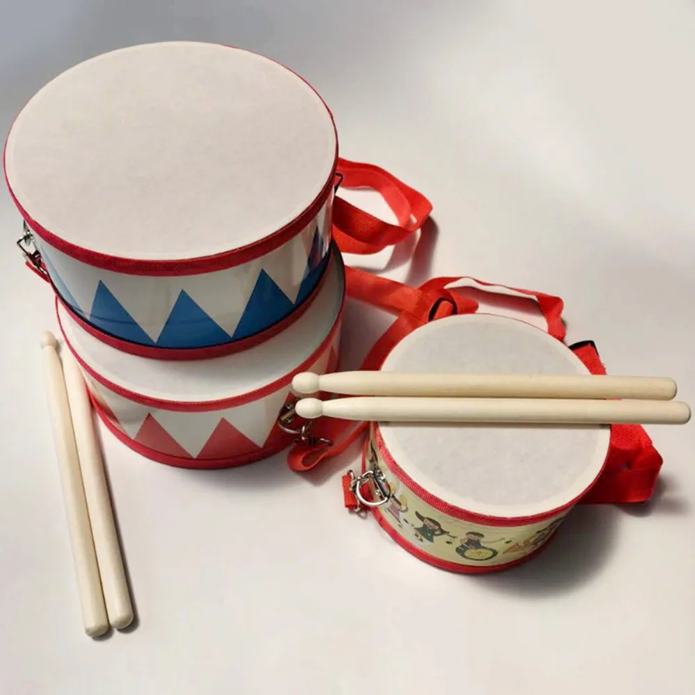Musical Instrument New Early education Hand Drum Kids Percussion instrument Musical Instrument Drum Wood Children Toys
