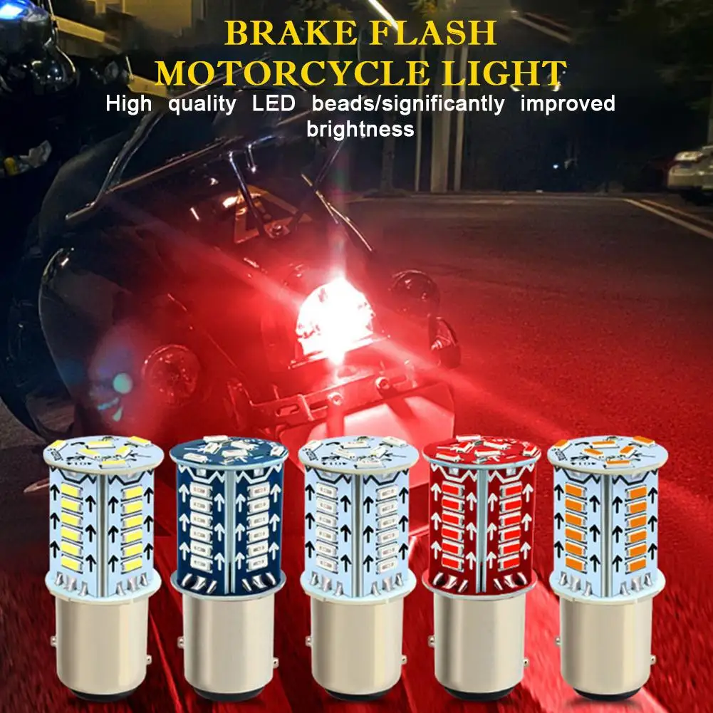 

Led Motorcycle Strobe Brake Light Car Tail Flash Reversing Auto Bright Headlights Lamp Universal Motorcycle Super Y7q4