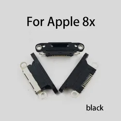 Dual USB 10 - Pin Charger Connector Plug and Dock Socket Port - Female Insert (8X black)