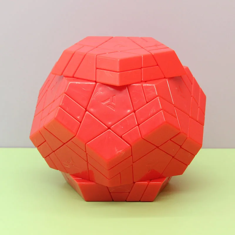 AJ Red Split Megaminxeds Magic Cube Dodecahedron Professional Neo Speed Twisty Puzzle Brain Teasers Antistress Educational Toys 5