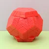 AJ Red Split Megaminxeds Magic Cube Dodecahedron Professional Neo Speed Twisty Puzzle Brain Teasers Antistress Educational Toys 5