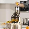 Easy To Clean With Brush 82mm Powerful Slow Cold Press Juicer With Large Feed Chute Electric Masticating Juicers For Vegetables 1