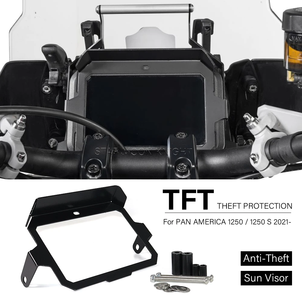 Protezione Antifurto Tft Per Ra1250 Pan America 1250 S Pa1250 Special 2021 Meter Parasole Display Scree Frame Cover Parasole Guard