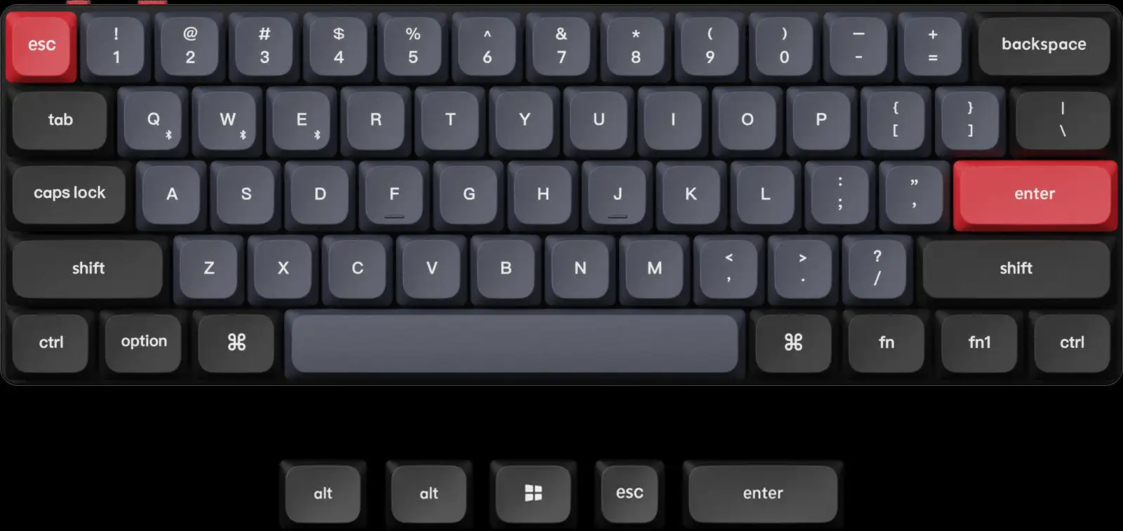 Keychron K9 Pro H Custom Mechanical Keyboard 60% Layout QMK/VIA Programmable