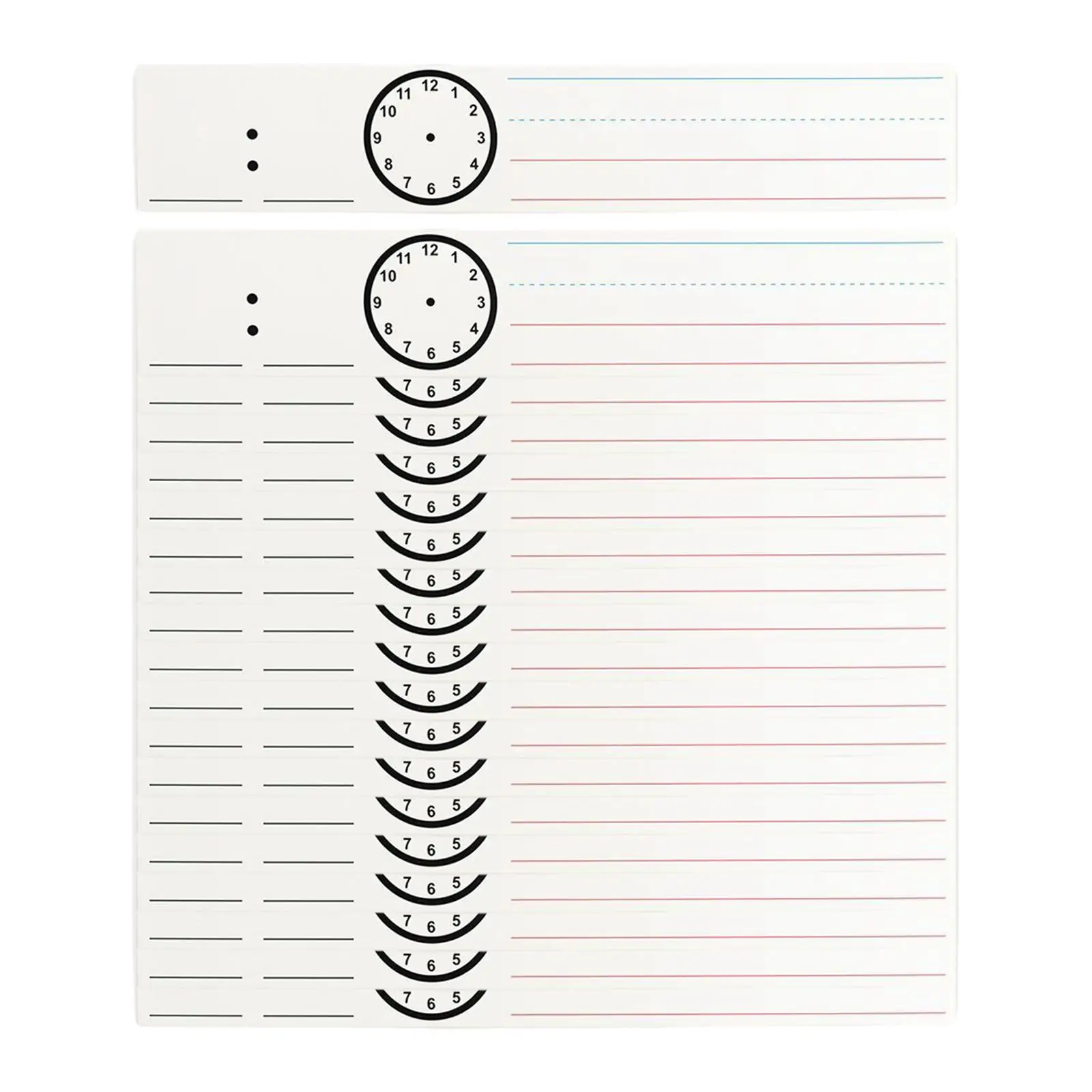 20 Pieces Card Write on And Wipe Off for Nursery Room Preschool