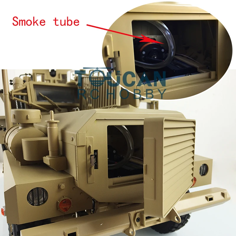 RC 1/12 6x6 MRAP 차량, 16CH 라디오 방폭 자동차 ESC 모터 선물 장난감