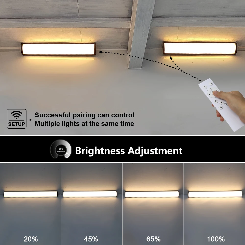 Applique Murale LED Imperméable Conforme à La Norme IP65, Avec Télécommande, Éclairage D'Extérieur, Idéal Pour Un Jardin, Une Villa, Une Véranda, 110/220V
