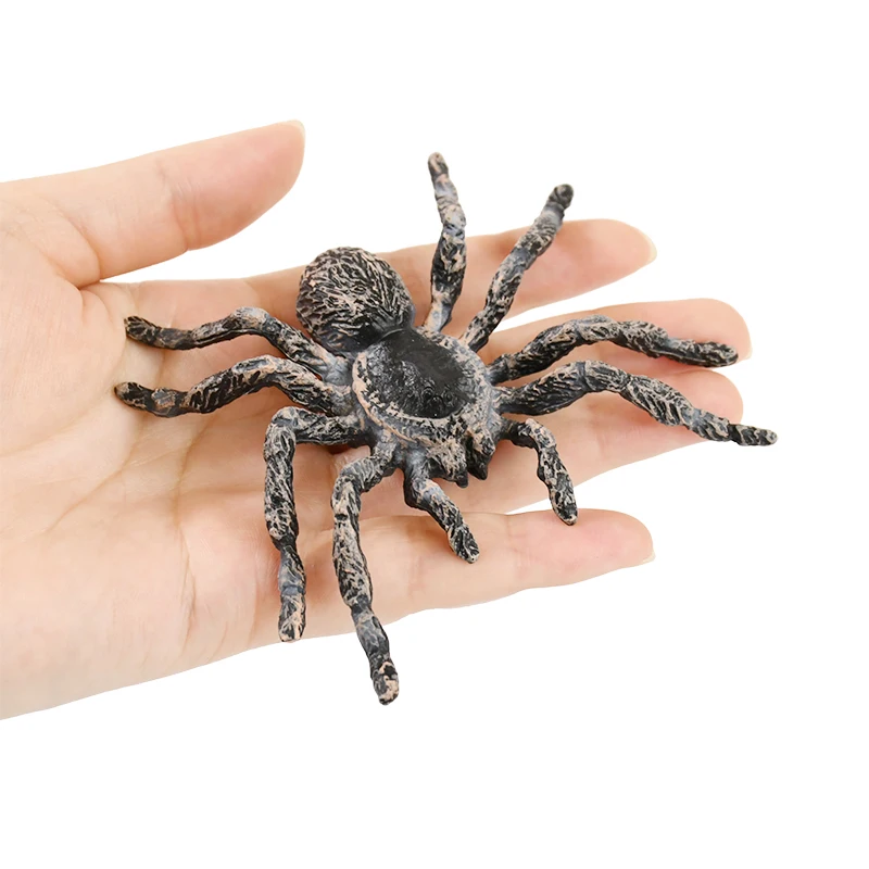 Plastic Fake Spider Simulated Insect Model Prank Joke Toys Halloween Party Home Decoration Horror Props Kids Trick or Treat Gift