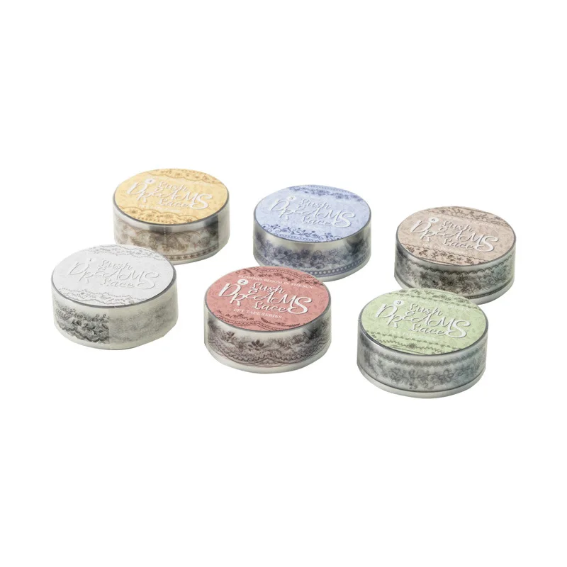 1pcs/1lot 장 접착 테이프 팬시 드림 프린지 다이어리 마스킹 정크 저널 스크랩북 스티커 종이 일본어