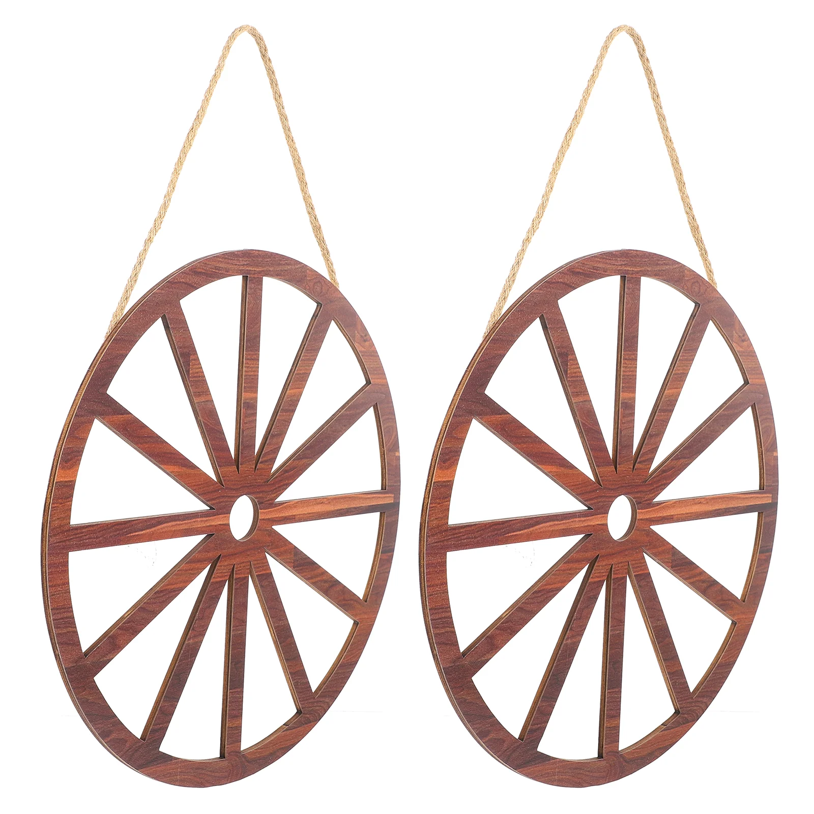 

Wagon Wheel Decor Wooden Wagon Wheel Wall Decor Vintage Ornament Decor for Bar Garage Living Room Crafts Decoration