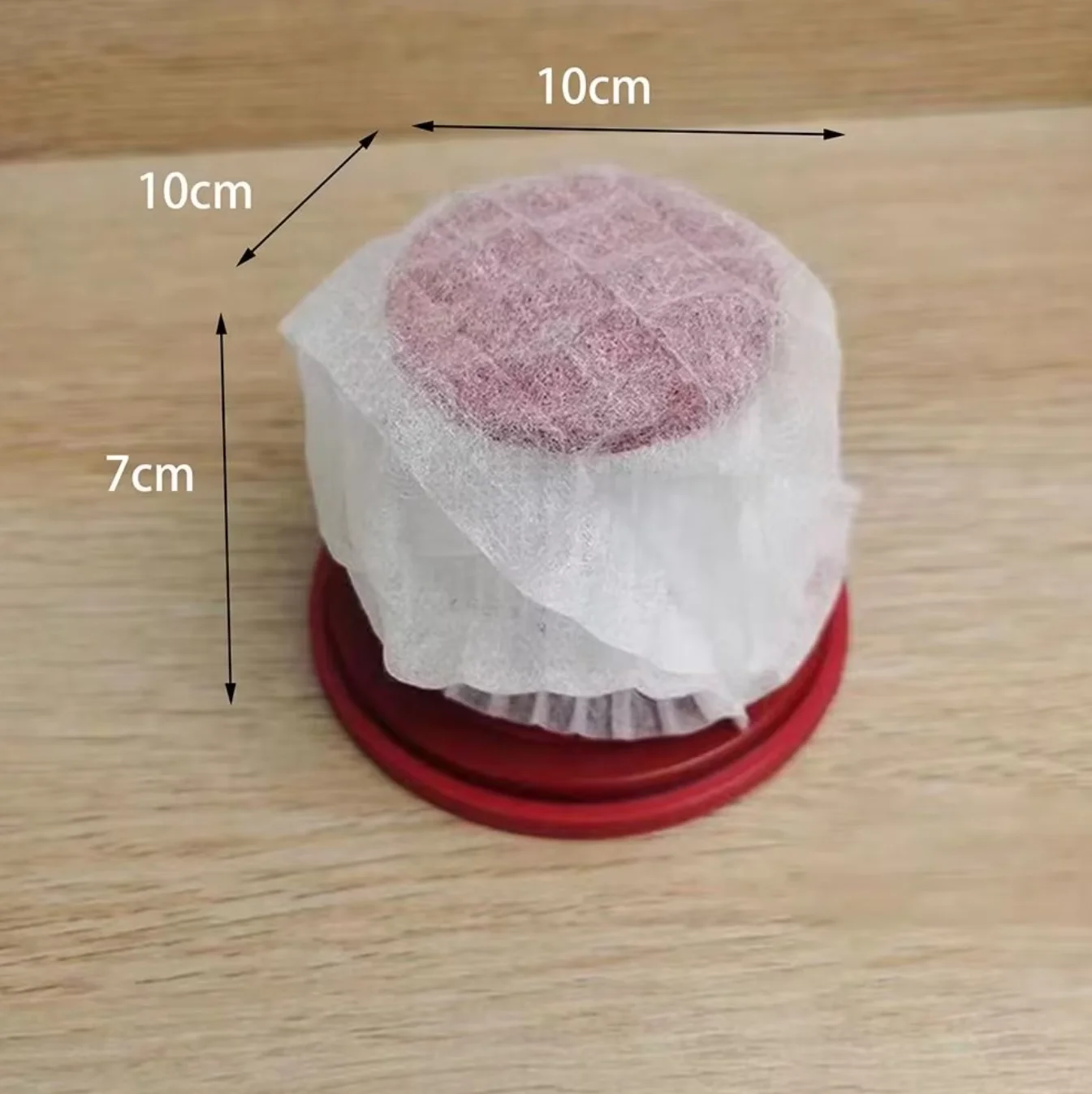 100Pcs Disposable Home Vacuum Cleaner Filter Mesh Durable Mesh Net Dust Collection Filter Cover Accessories For Vacuum Cleaner 3