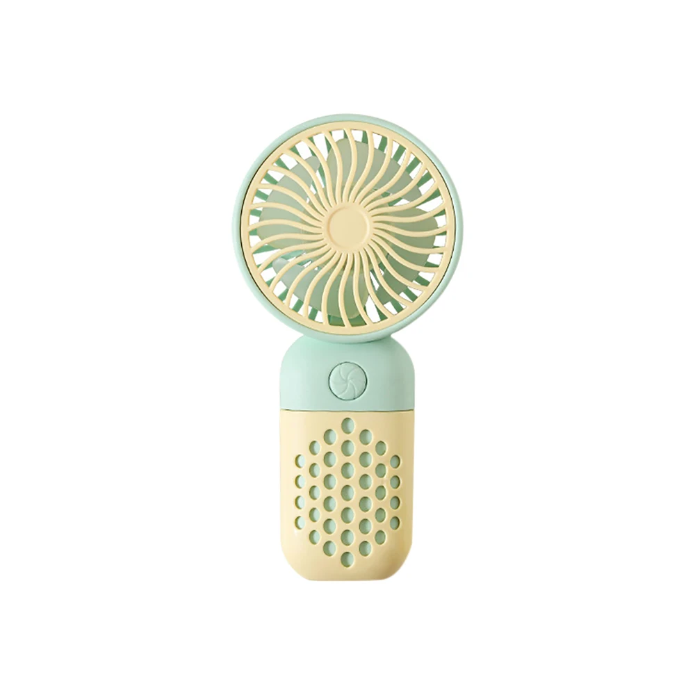 Handheld Mini Fan Cute USB Mini Fan Pocket Size Low Noise Small Electric for Home Outdoor Travel Student Dormitory