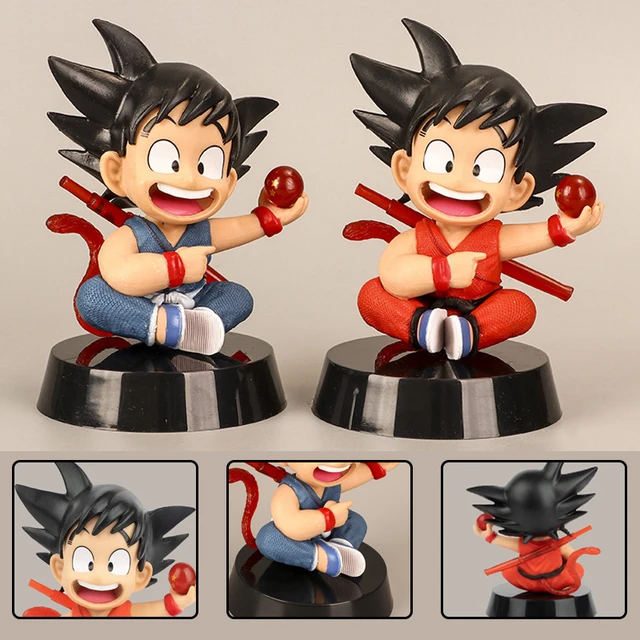 Dragon ball z infância filho goku kakarotto nuova bola figura de ação pvc  bolo mobiliário modelo bonecas coleções brinquedos presente