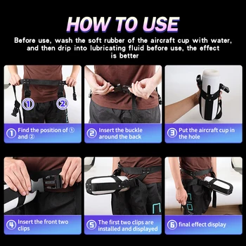 Adjustable Strap-on Automatic Male Masturbation Cup Elasticity Wearable Hands Free Masturbator Sex Toys for Man