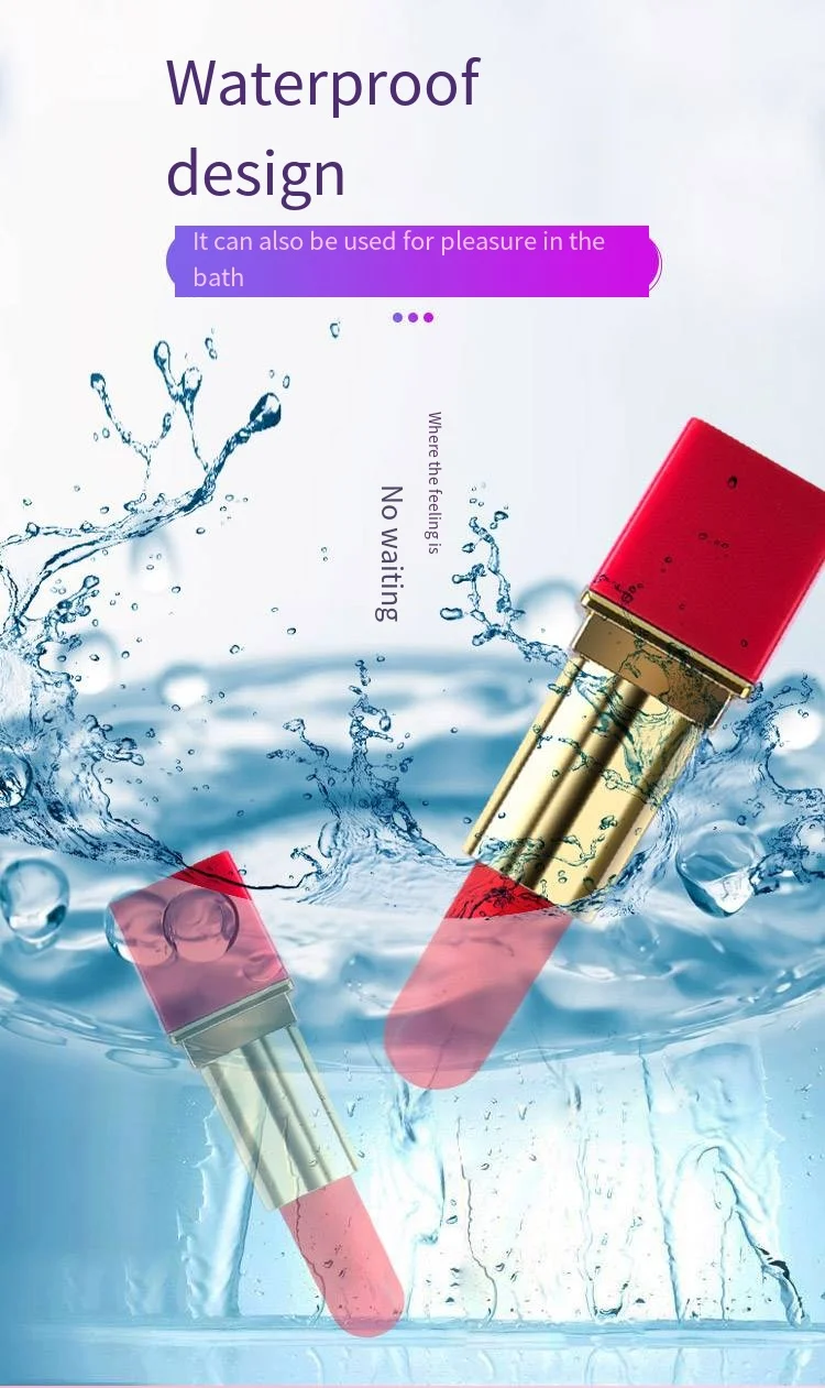 Vibrazione a 10 frequenze rossetto che salta uovo ricaricabile masturbatore femminile orgasmo vibratore mini piccolo AV stic_voghion.com