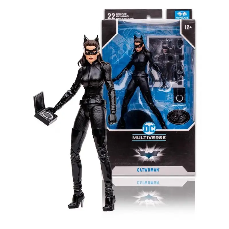 

DC Mcfarlane Toys Multiverse Batman Catwoman Action Figure The Dark Knight Anime Figurine Joint Movable Statue Model Gift Toys