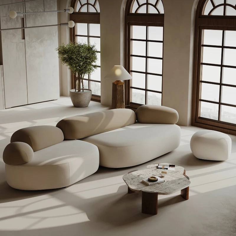 

Диван Тканевый для гостиной, домашняя кожаная педаль, Интернет-знаменитость, красота, оригинал, Окленда, Воловья кожа первого слоя