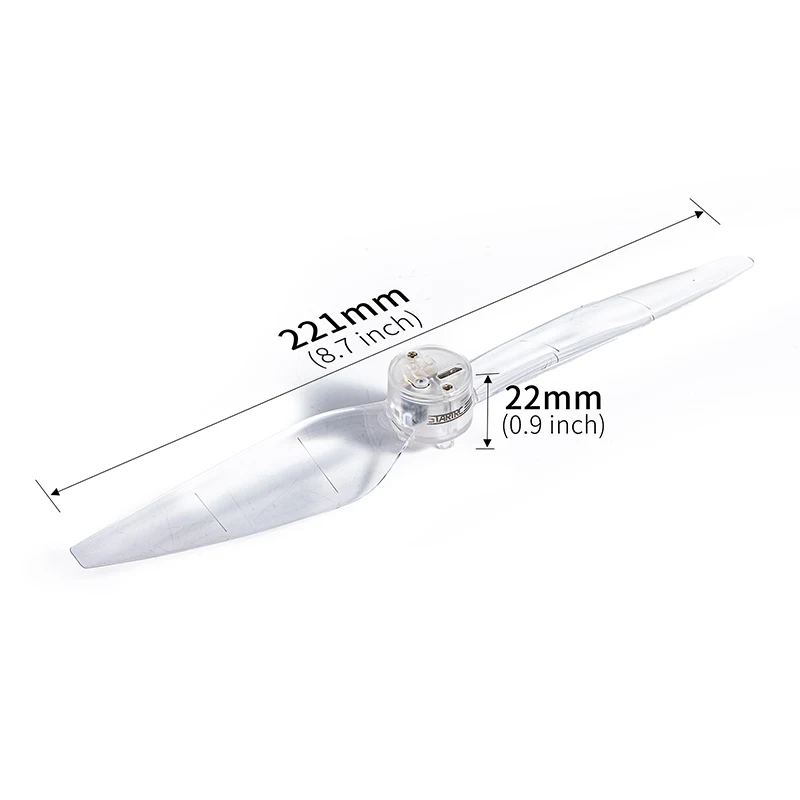 Hélices LED Flash pour DJI Air 3/Mini 3 Pro/Mini 4 Pro - 2 Paires