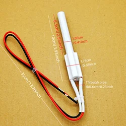 Electric Ceramic Igniter for Pellet Stoves - 220V, 300W (W01 L100mm T230V300W)