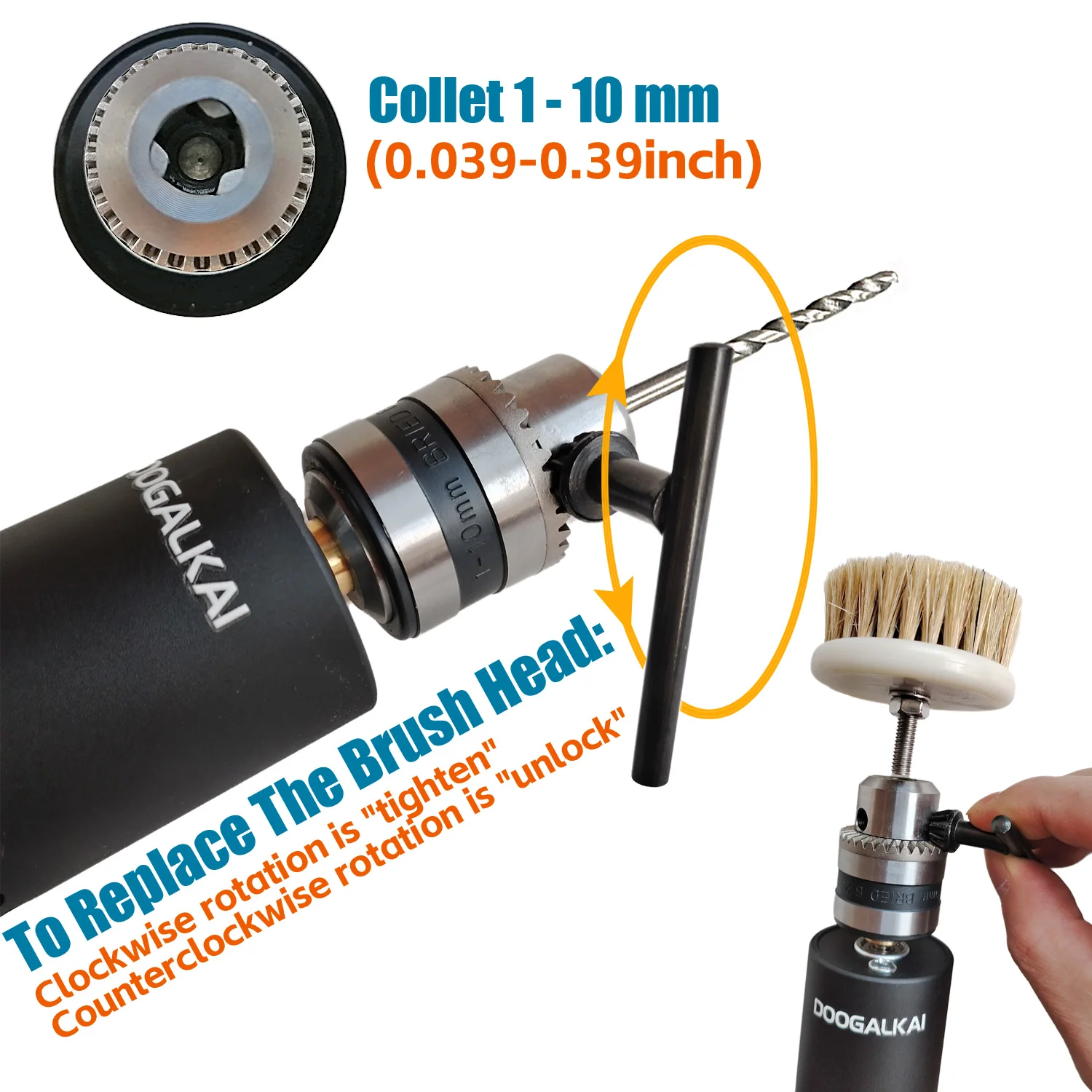 Professional Adjustable Speed Electric Shoe Polisher Kit, Cleaning Leather Care Brush Set ,Dust Polishing Boot Shoe Shine