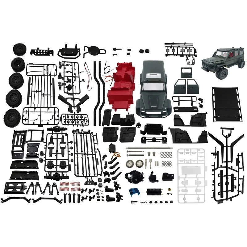 Mn86ks Full Scale 1:12 Big G Four-Wheel Drive Climbing Bike G550 4*4 Built-Up Kit Remote Control Toy Car Boy Adult Holiday Gift 6