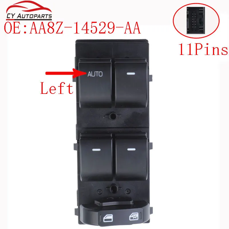 

Новый переключатель переднего левого стекла для Ford Flex Taurus 2009-2019 AA8Z-14529-AA AA8Z14529AA