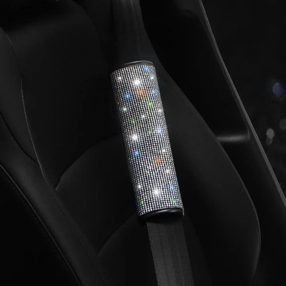 Diamond-embedded Car Interior Accessories Set
