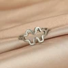 Dainty Ring Puzzle Ring Stainless Steel Autism Awareness We Just Fit Jewelry Valentine for Men and Women Art Line Trendy Jewelry 2