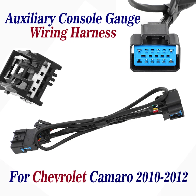 

For 2010-2012 Chevrolet Camaro Coupe Auxiliary Gauge Wiring Harness Console Gauge