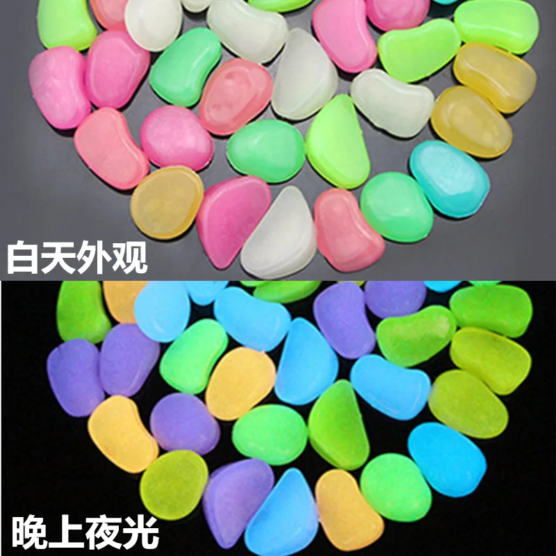 25Pcs Glow In The Dark Tuin Steentjes Glow Stones Rocks Voor Loopbruggen Tuinpad Patio Gazon Tuin yard Decor Lichtgevende Stenen