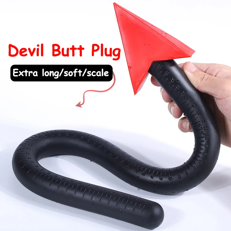 Anal Plug Silicone Whip Fetish Anal Sex Devil Tail Cosplay Butt Plug Anal Sex Toys For Coup_voghion.com
