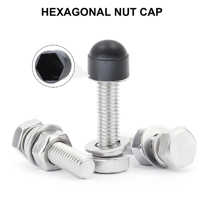 Hexagon Screw Cover set Protective Dome Caps set for Hex Screws & Bolts