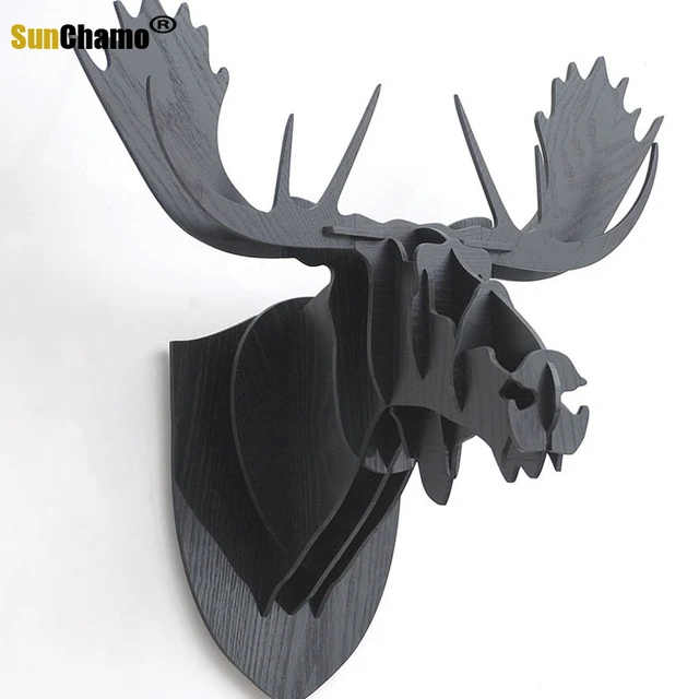 3d Puzzle Wooden Diy Creative Moose 