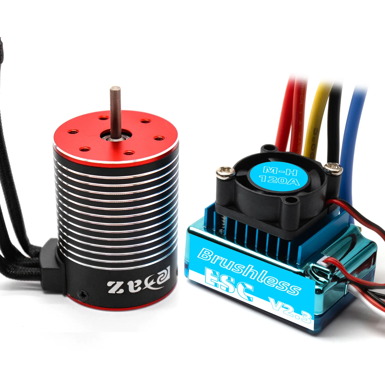 High-Performance Brushless Motor with ESC Speed Controller for RC Racing Vehicles