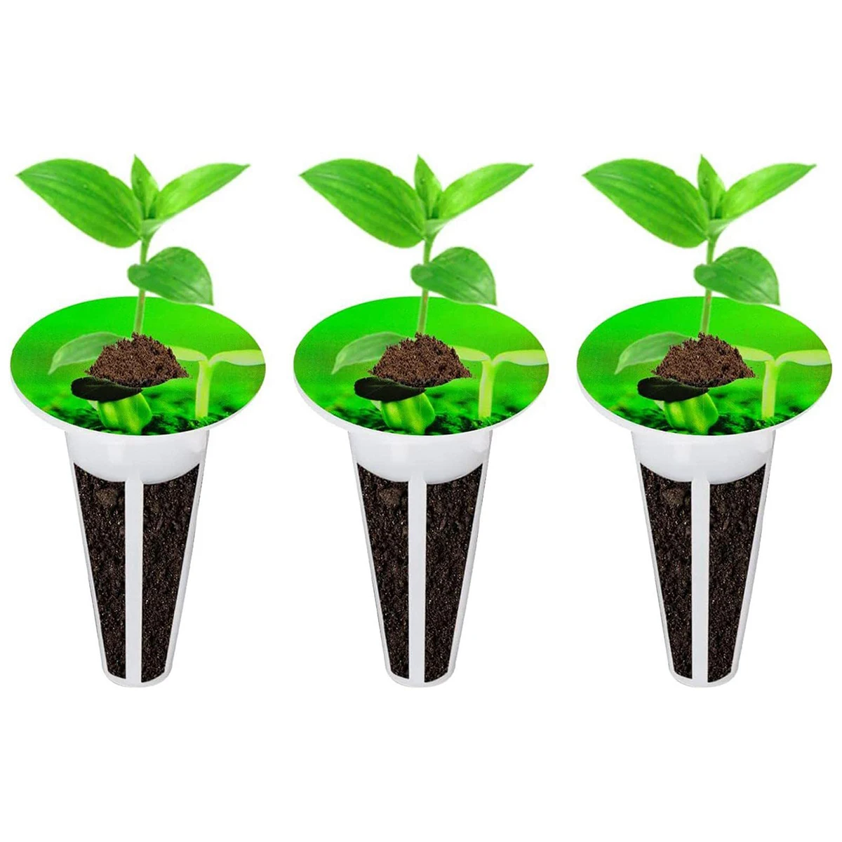 100Pcs Hydroponic Plant Labels Waterproof Seed Pot Labels for Mark Plants and Understand Plant Growth Seedlings Grow Baskets