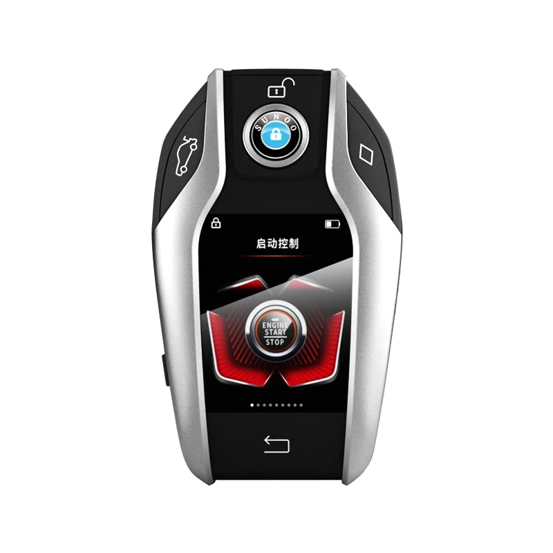 Chiave per auto remota intelligente Boutique modificata con schermo LCD adatta a tutte le auto originali con funzione di avvio a un pulsante