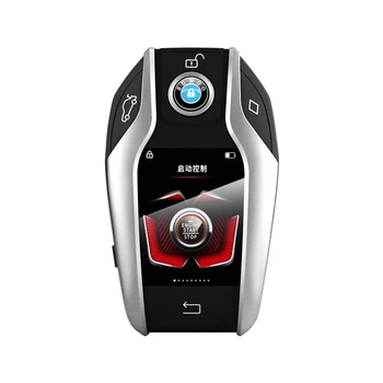 Chiave per auto remota intelligente Boutique modificata con schermo LCD adatta a tutte le auto originali con funzione di avvio a un pulsante