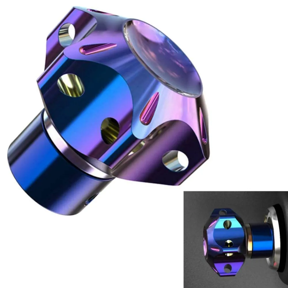 1pc DIY Key Head Shell Aluminum Alloy Burn Blue Case Decor Key Cover Modified Motorcycle No Practical Quality
