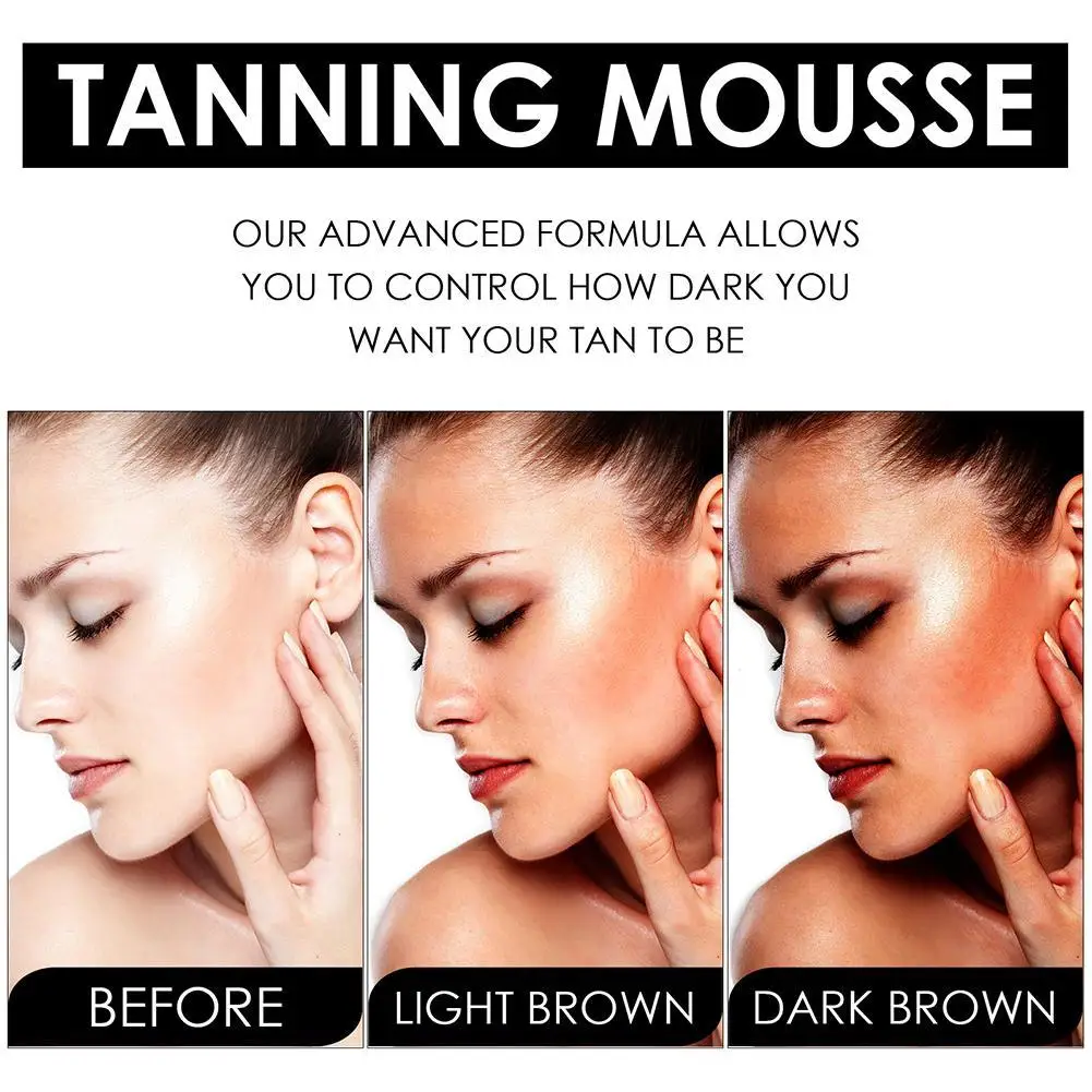Sunless Tanning Self Tan Organic Tanner Spray Mousse Body Spray